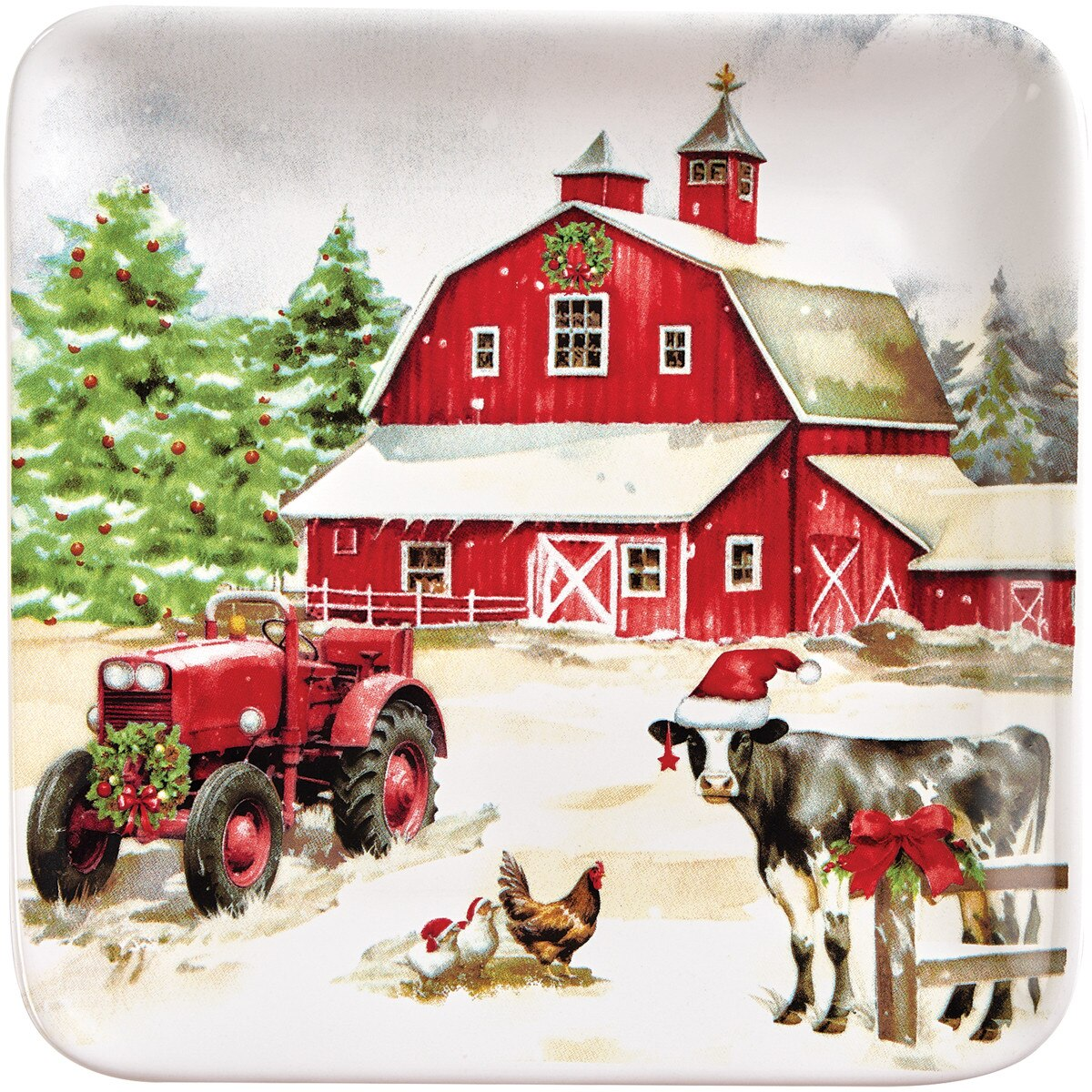CHRISTMAS AT THE FARM PLATE