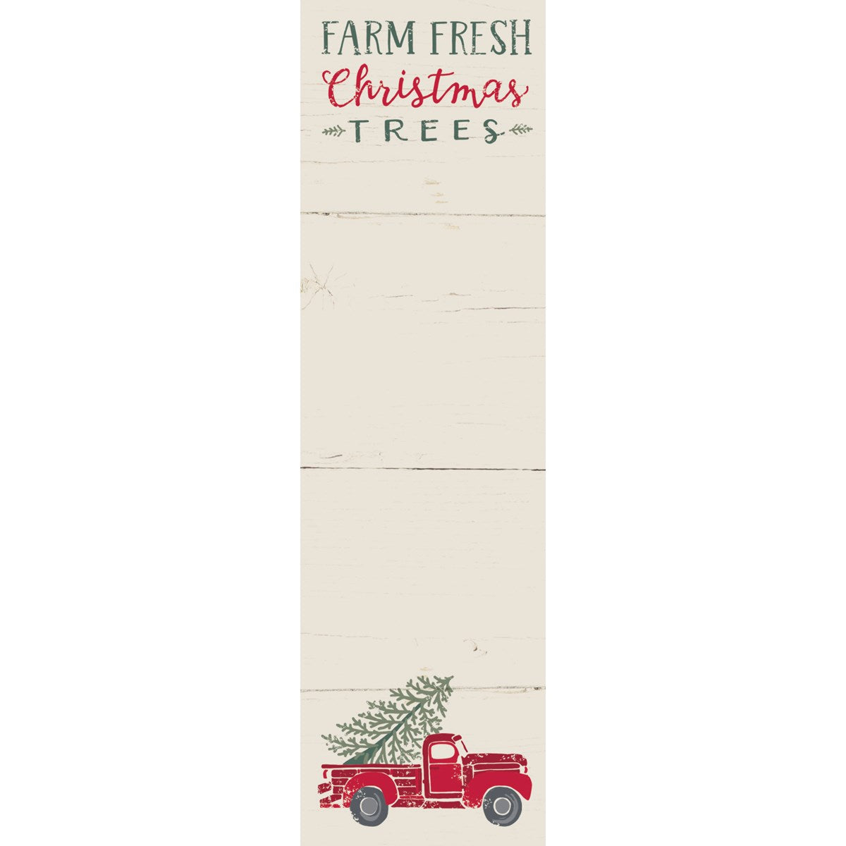 Christmas Trees List Pad