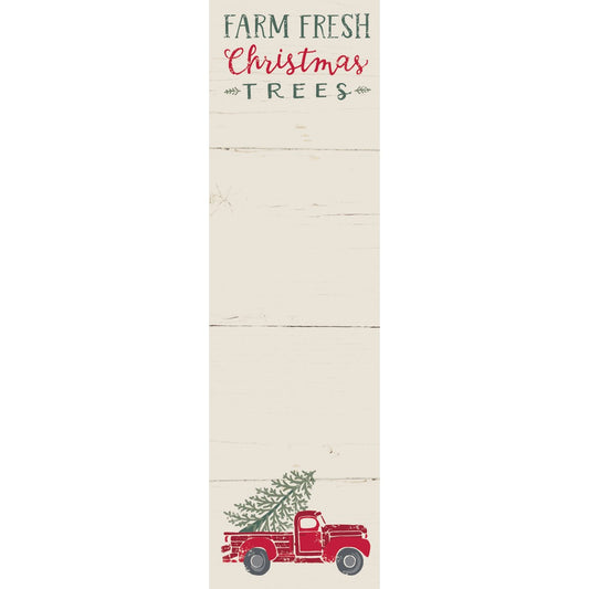 Christmas Trees List Pad