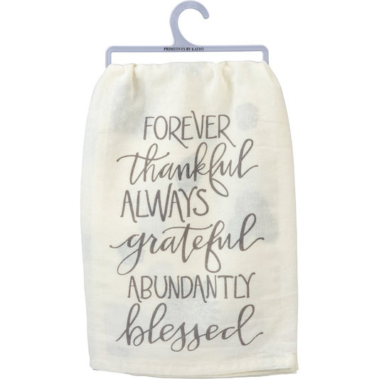 FOREVER THANKFUL DISHTOWEL