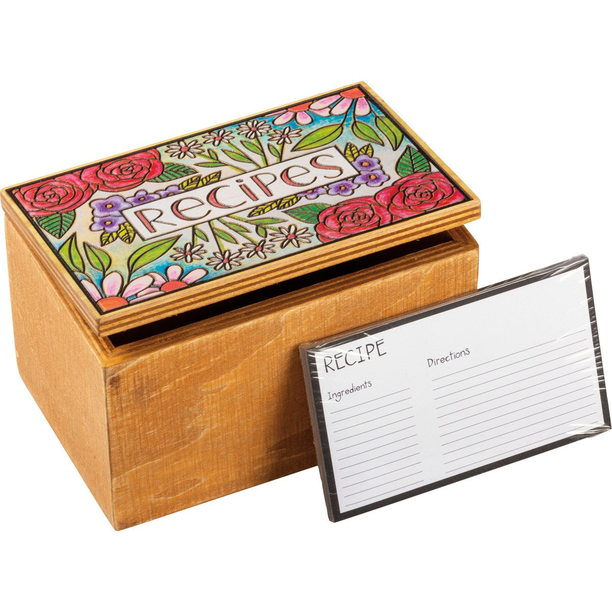 FLORAL RECIPE BOX