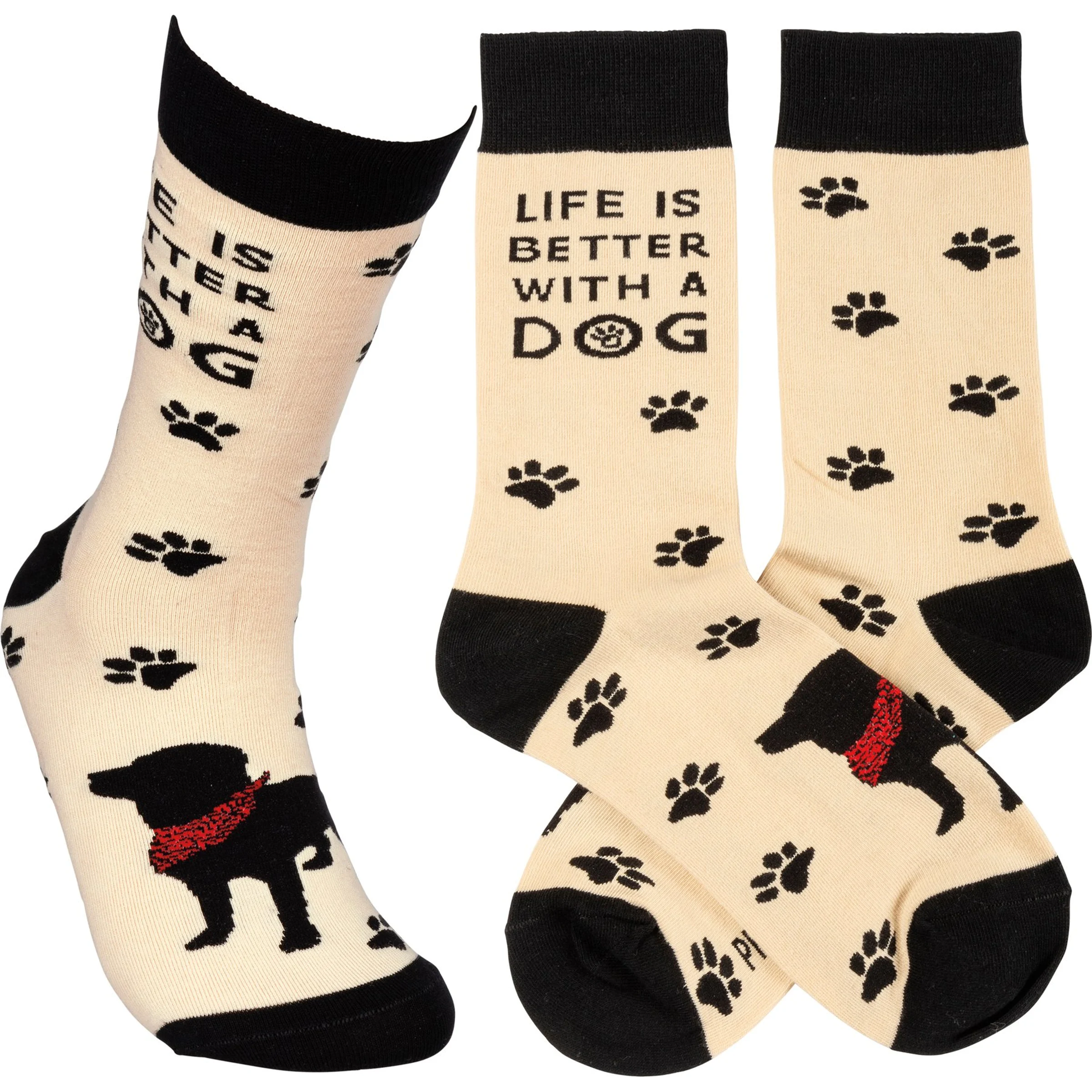 Life Is Better With Dogs Socks