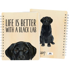 LAB BLACK SPIRAL NOTEBOOK