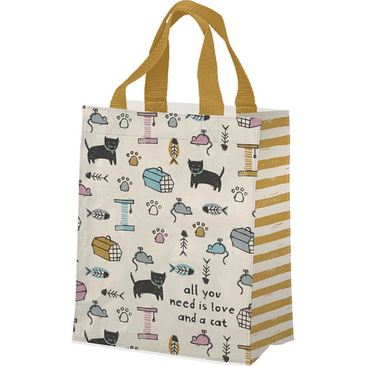 Love and A Cat Daily Tote