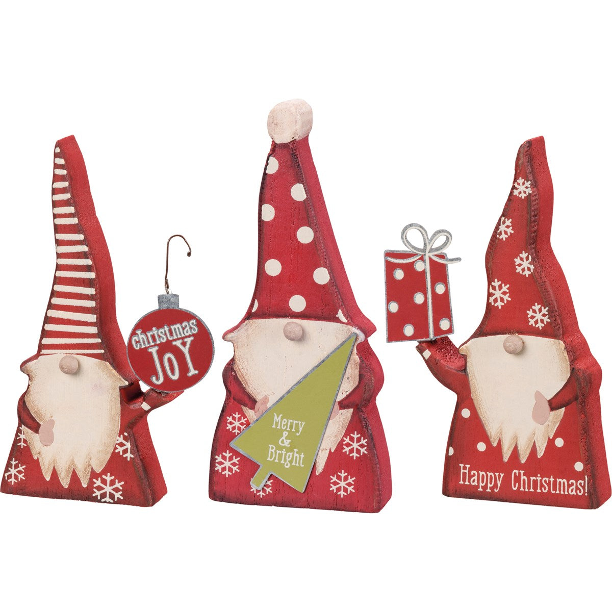 Christmas Gnome Chunky Sitter Asst
