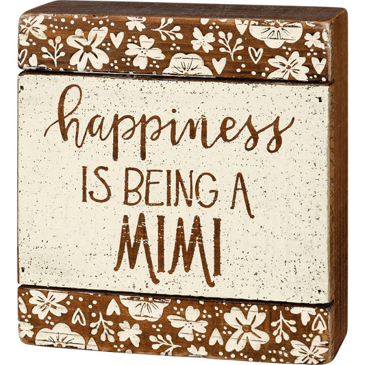 Mimi Slat Box Sign
