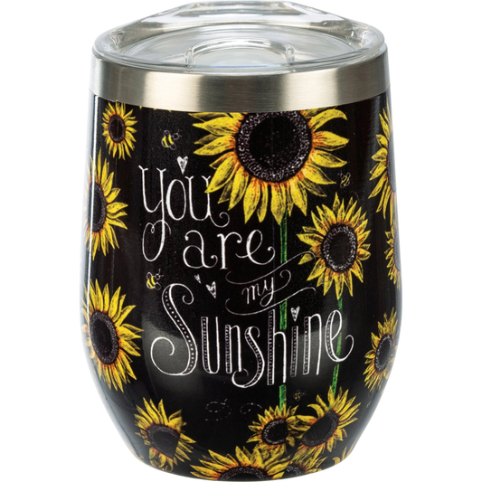 My Sunshine Wine Tumbler