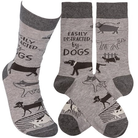 Distracted By Dogs Socks