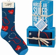 NURSES Block Sign & Sock Set