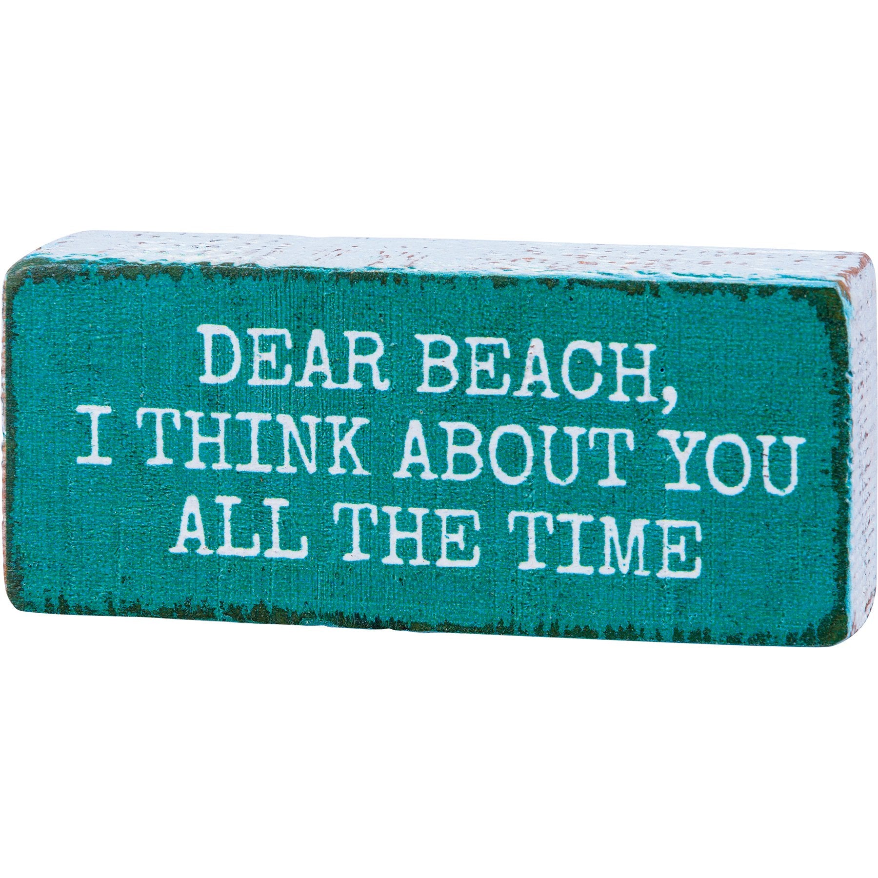 Dear Beach Block Sign