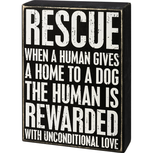 Unconditional Love Box Sign