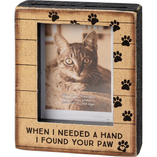 FOUND YOUR PAW BLOCK FRAME