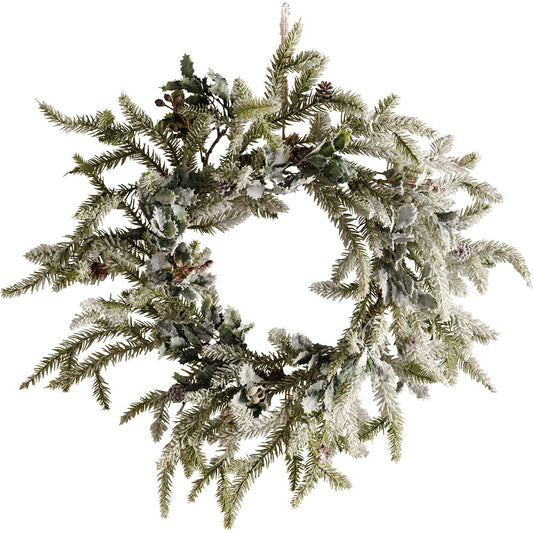 SNOW FINISH WREATH