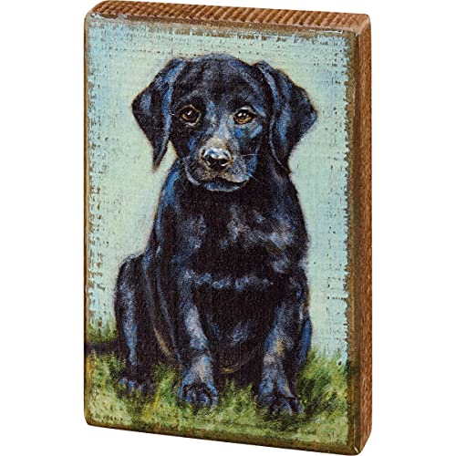 *BLACK LAB BLOCK SIGN