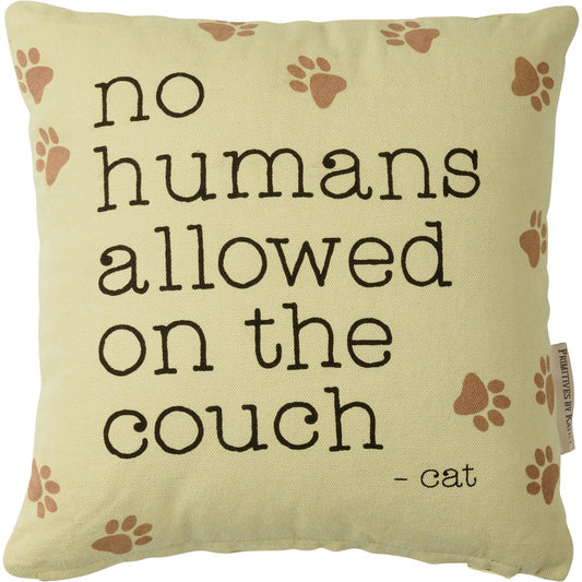 On the Couch Cat Pillow