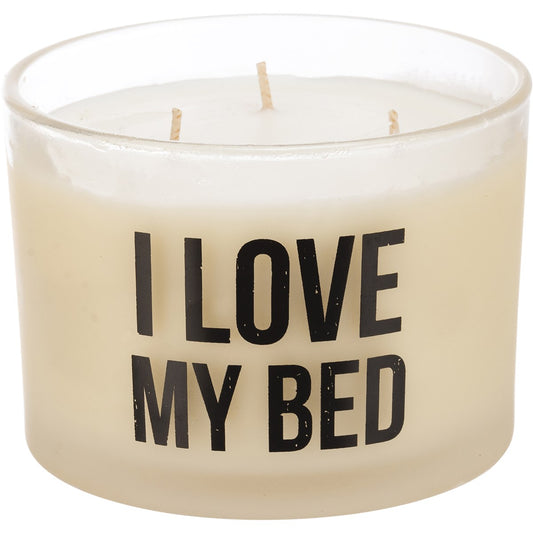 I LOVE MY BED CANDLE