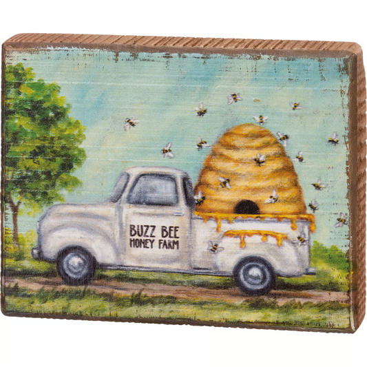 BEES TRUCK Block Sign