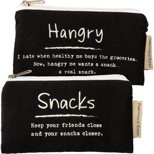 Hangry Snacks Pouch Set