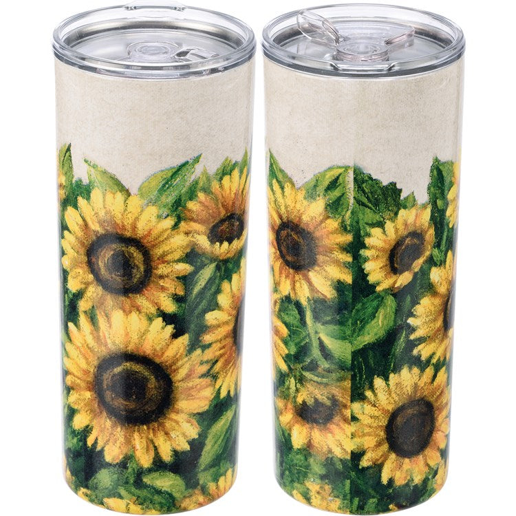 SUNFLOWER COFFEE TUMBLER
