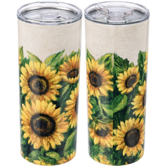 SUNFLOWER COFFEE TUMBLER