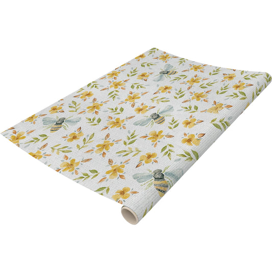 FLORAL BEES PAPER RUNNER 30'X20"