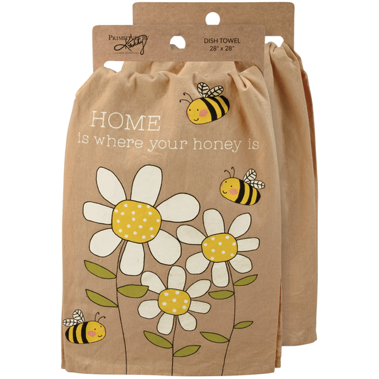 Where Your Honey Is Kitchen Towel