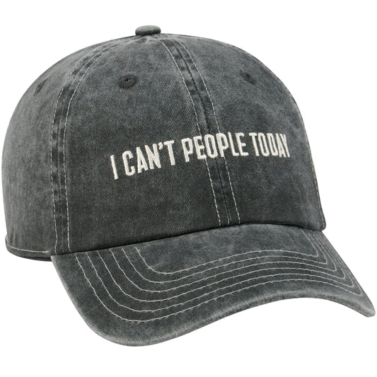 I Cant People Today Baseball Cap