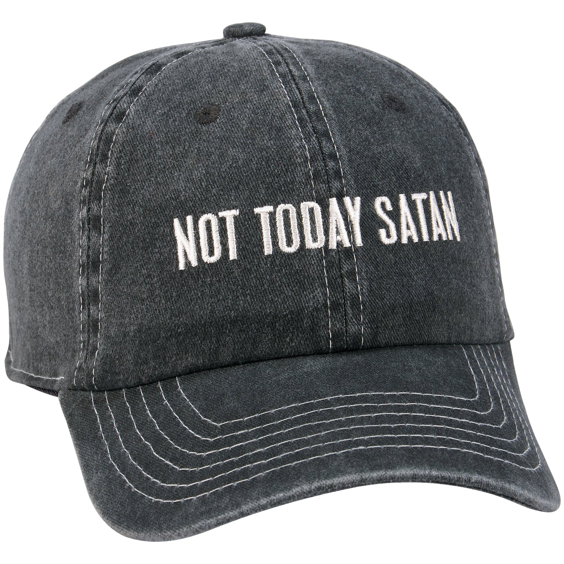 NOT TODAY SATAN BASEBALL CAP
