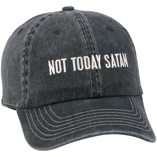NOT TODAY SATAN BASEBALL CAP