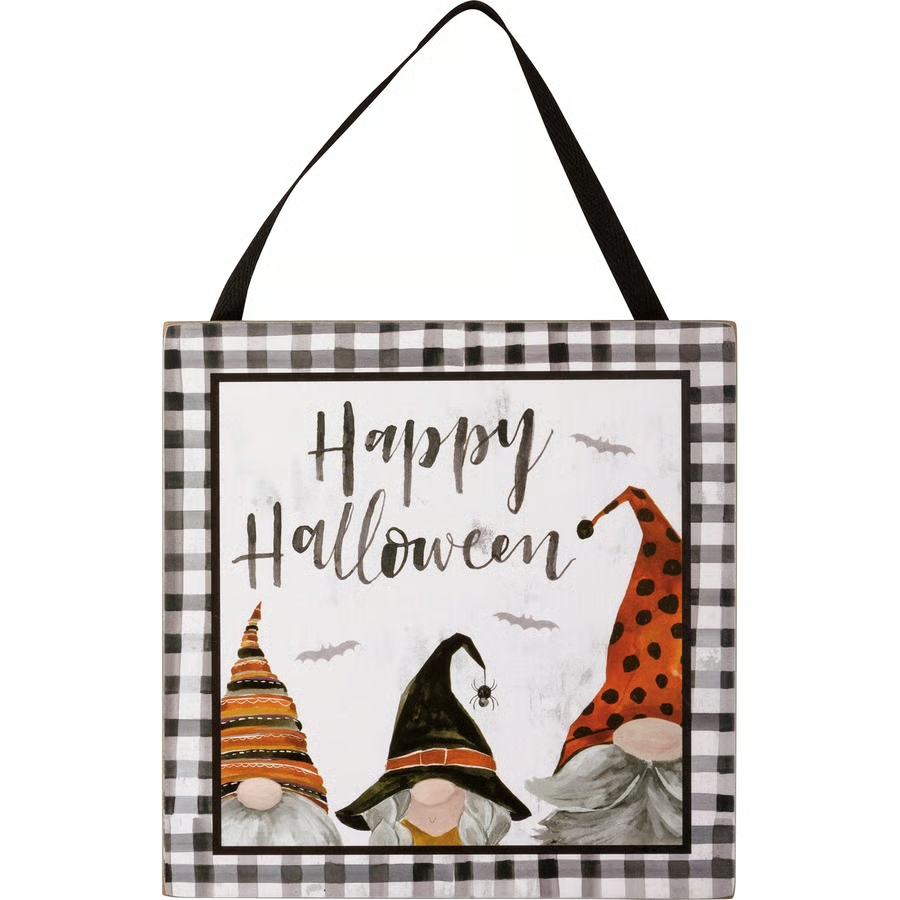 HALLOWEEN GNOME SIGN