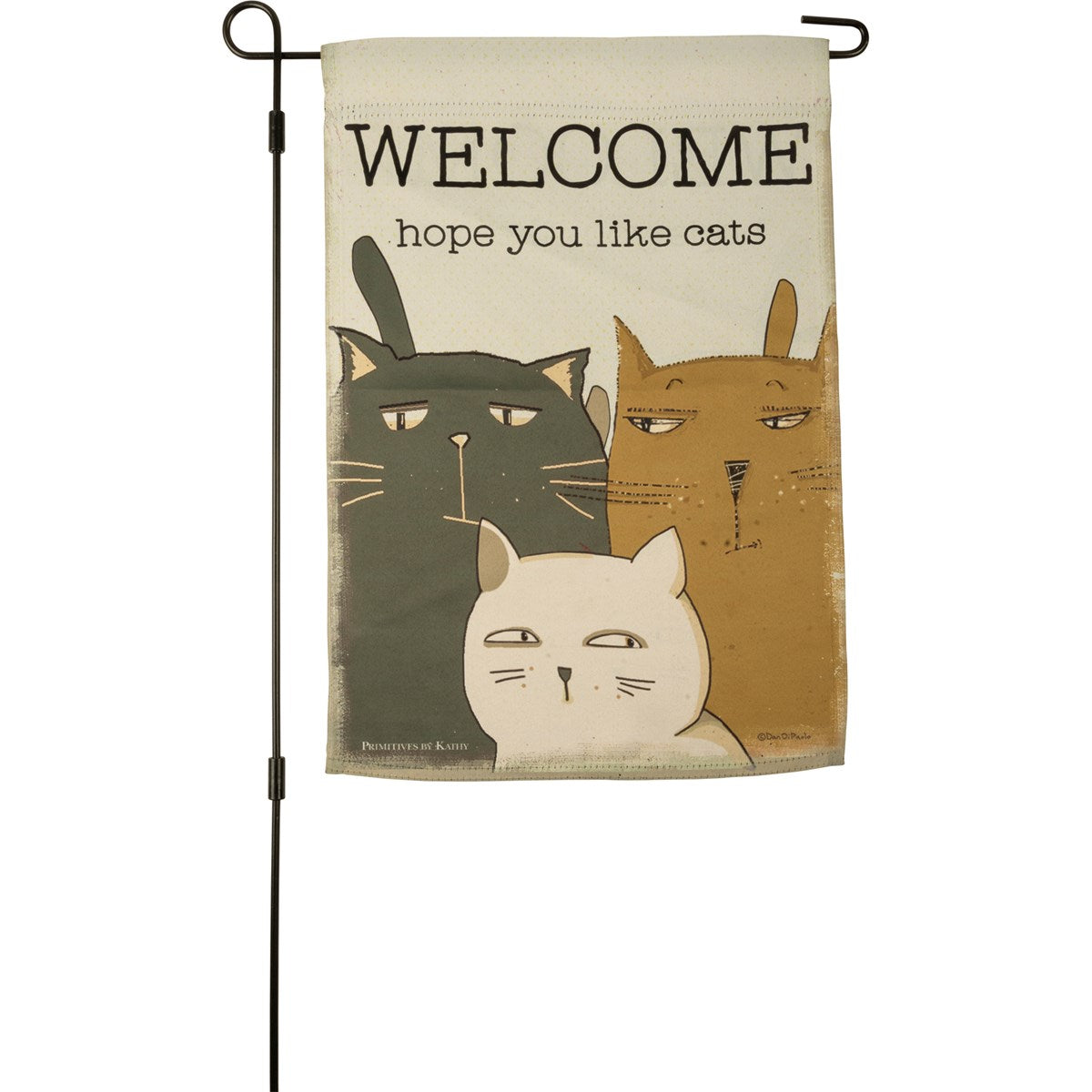 LIKE CATS GARDEN FLAG