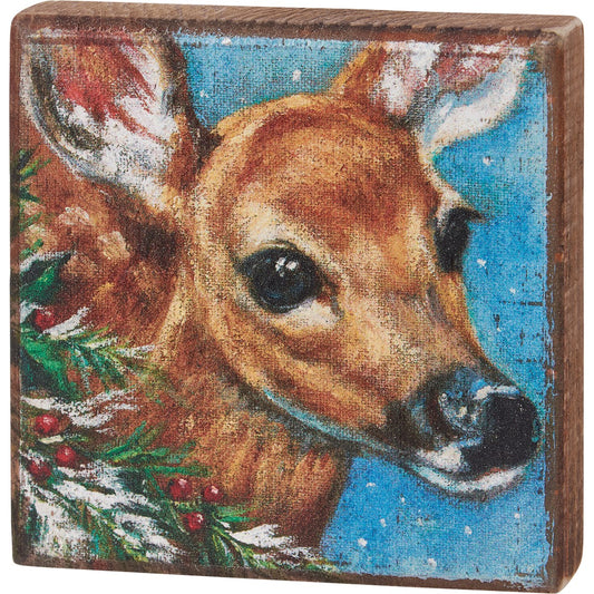 DEER Block Sign