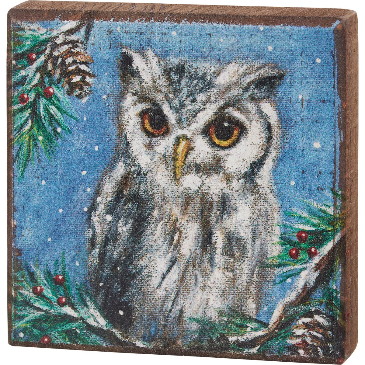 Owl Block Sign
