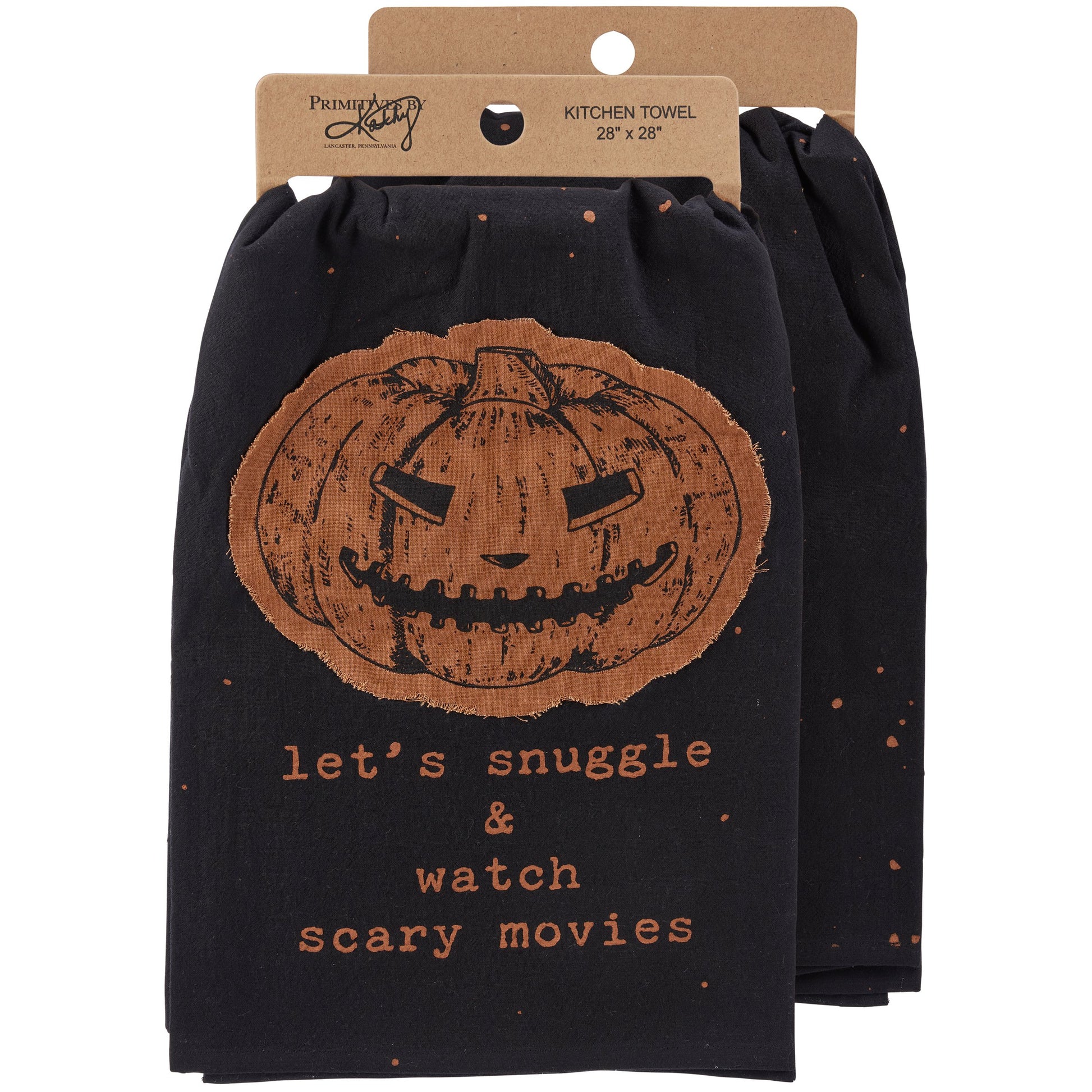 Snuggle and Watch Scary Movies Towel