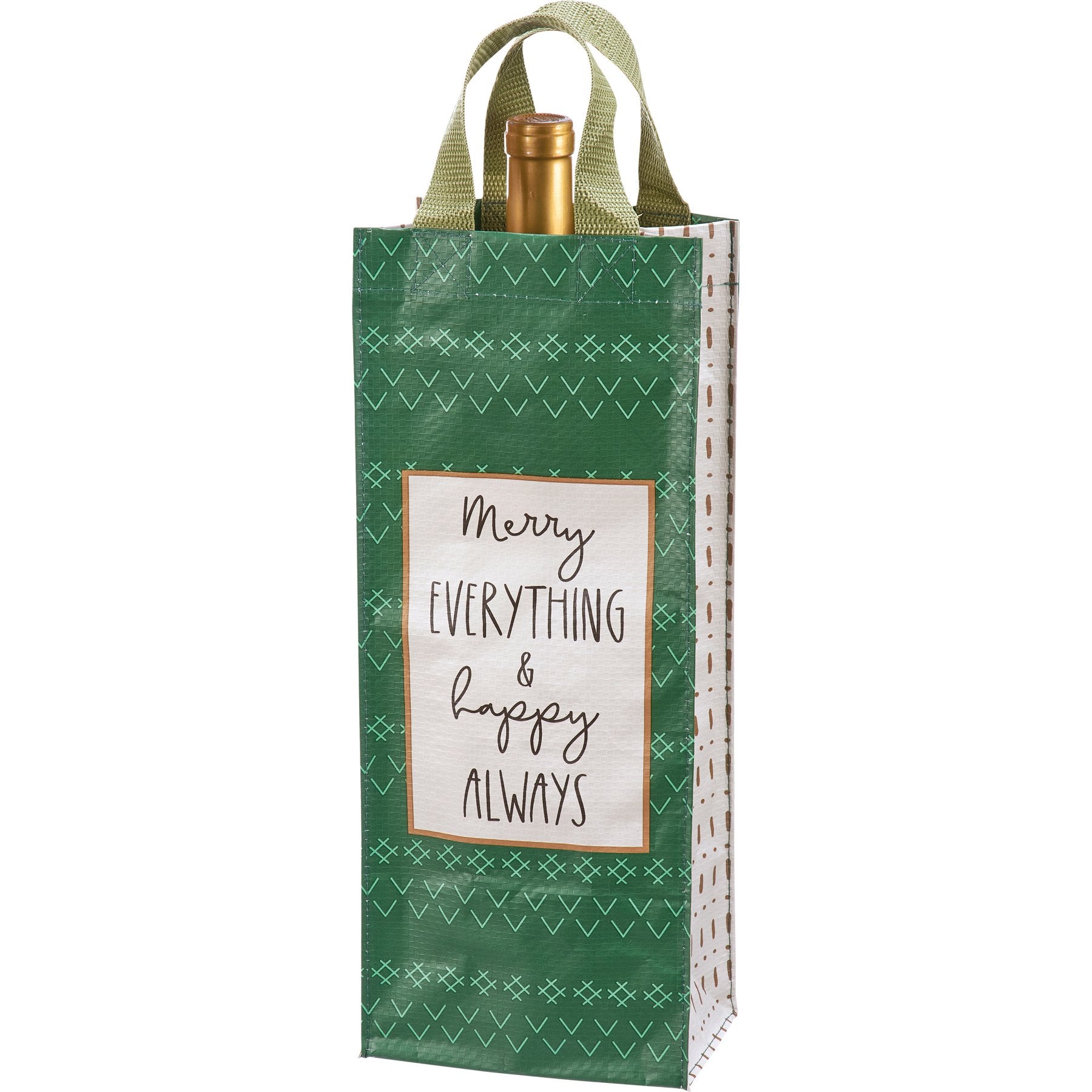 Merry Everything Wine Tote
