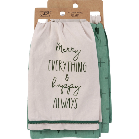 Merry Kitchen Towel Set