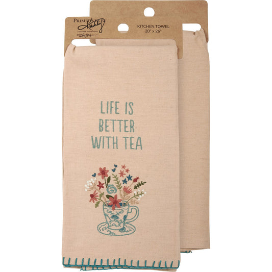 Life Is Better With Tea Towel