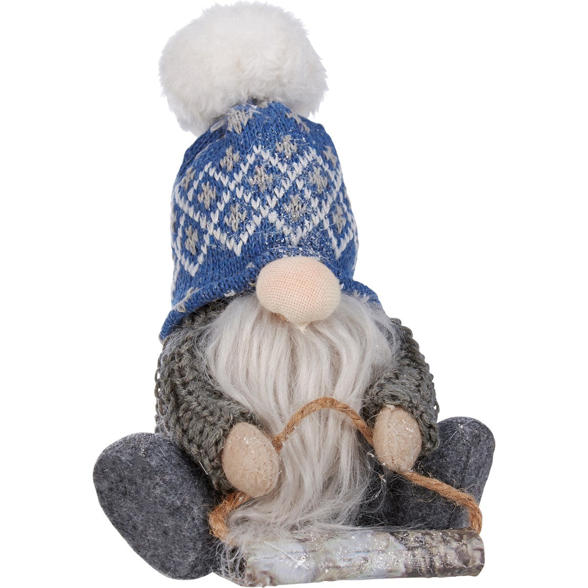 SLEDDING GNOME SITTER