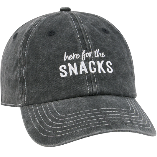 Here For the Snacks Baseball Cap