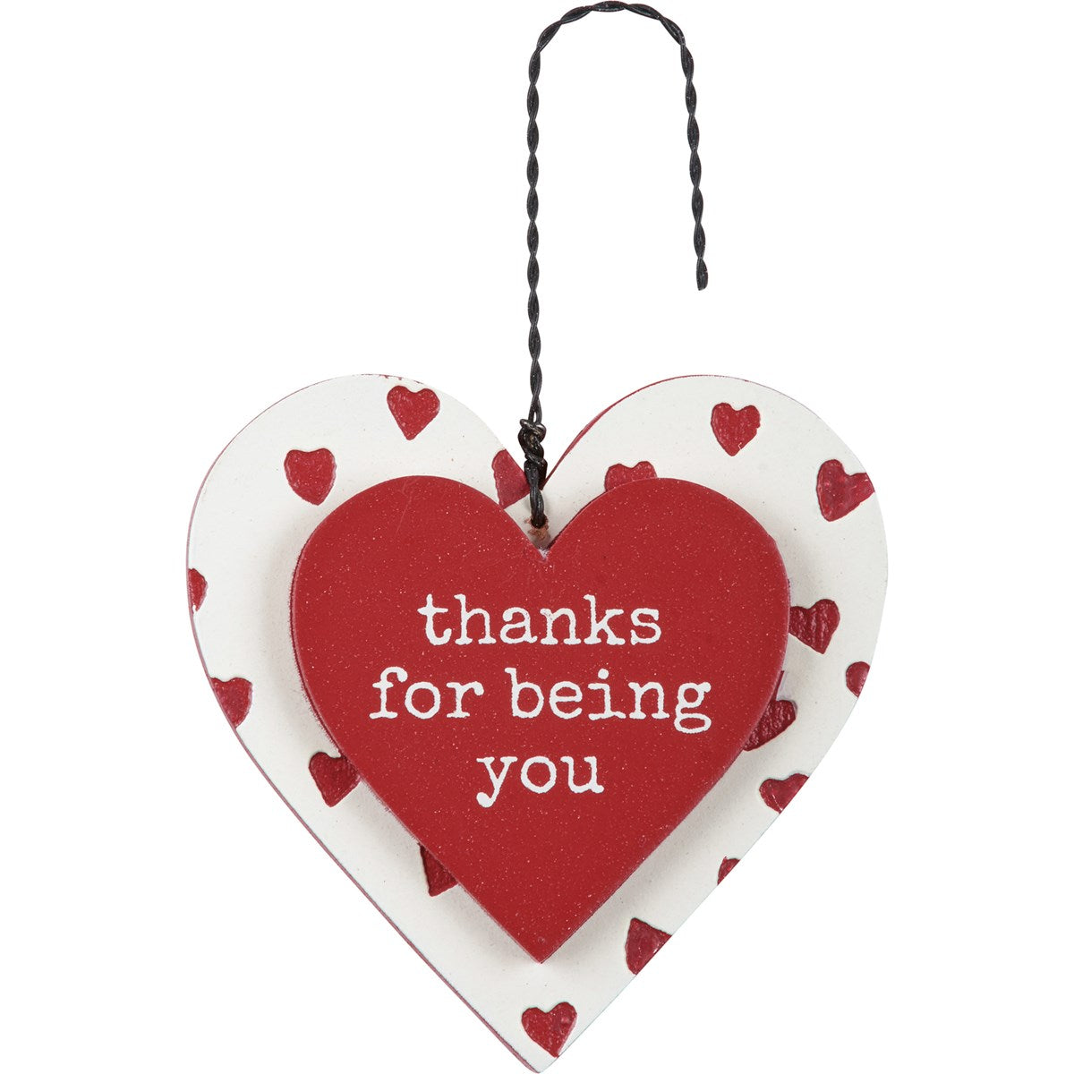 Thanks For Being You Heart Ornament