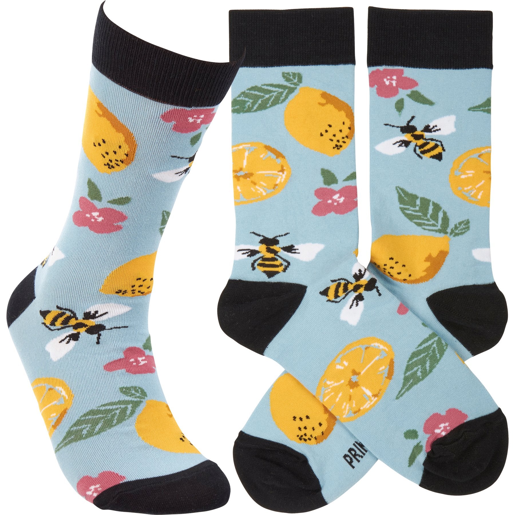 Lemons & Bees Socks