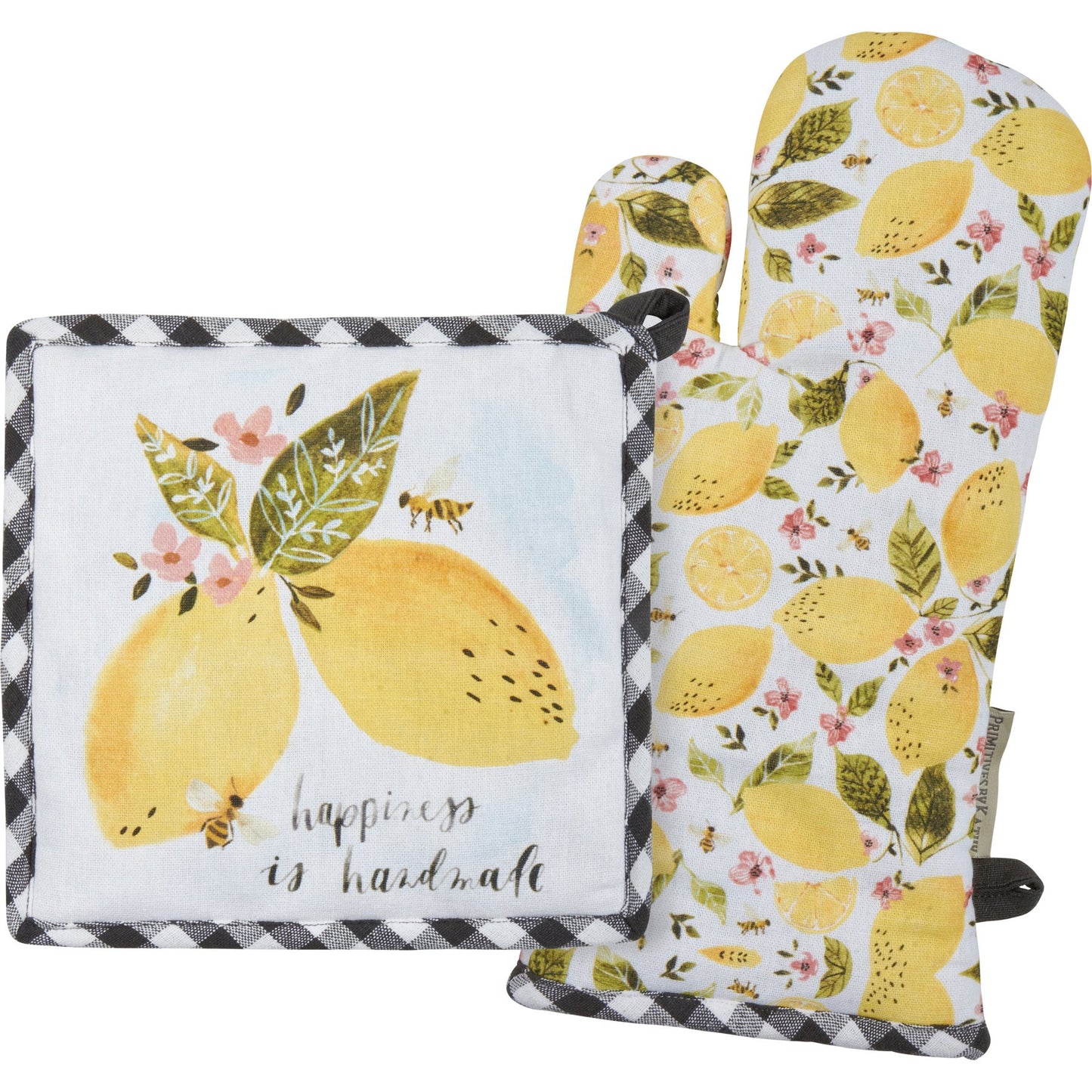 Lemonsa Oven Mitt & Potholder Set