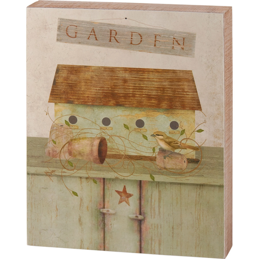 BIRDHOUSE BOX SIGN