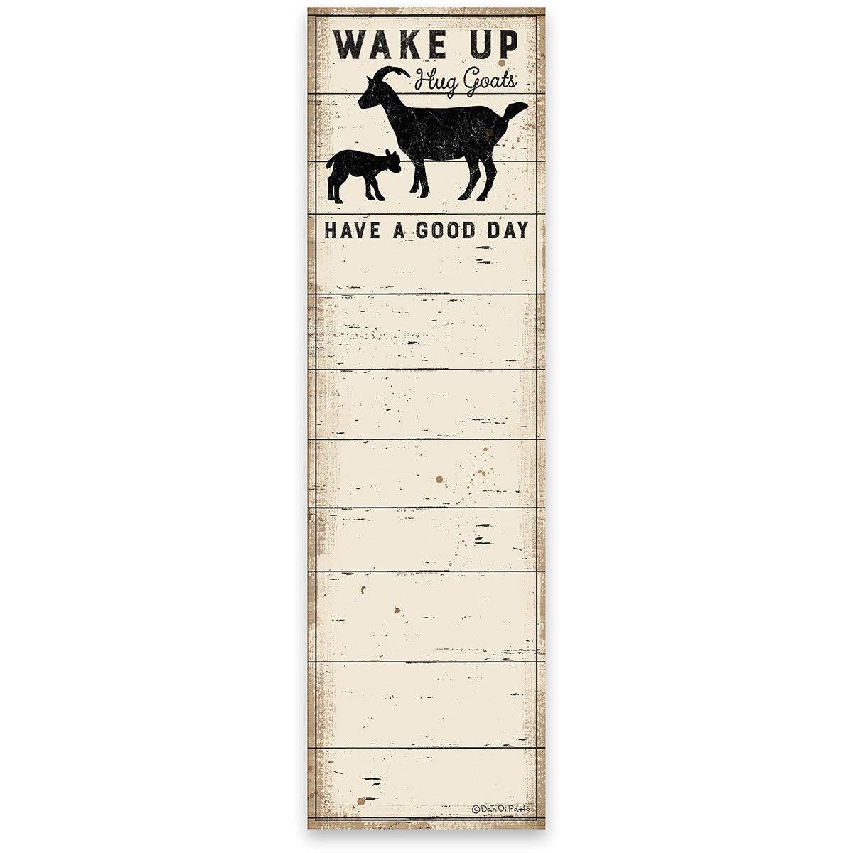 Hug Goats List Pad