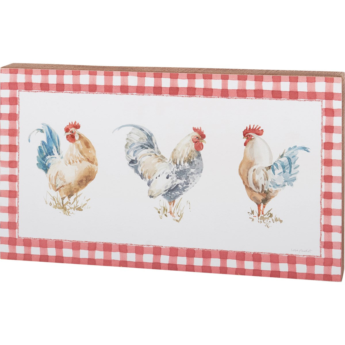 ROOSTER INSET BOX SIGN