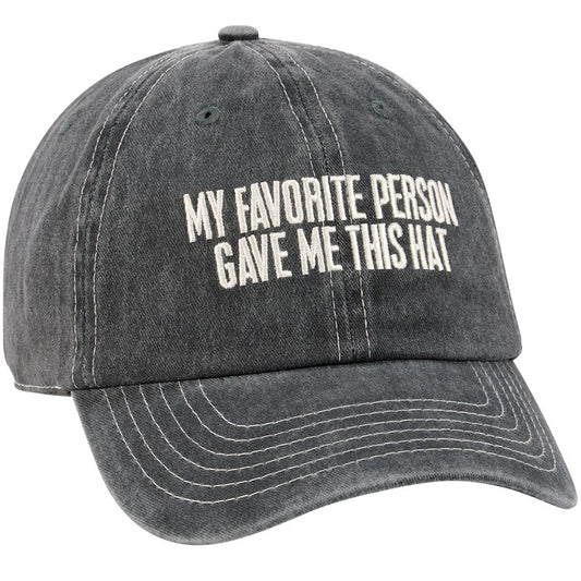 FAVORITE PERSON BASEBALL CAP