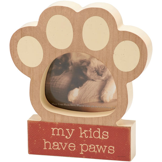 Kids Have Paws Block Frame
