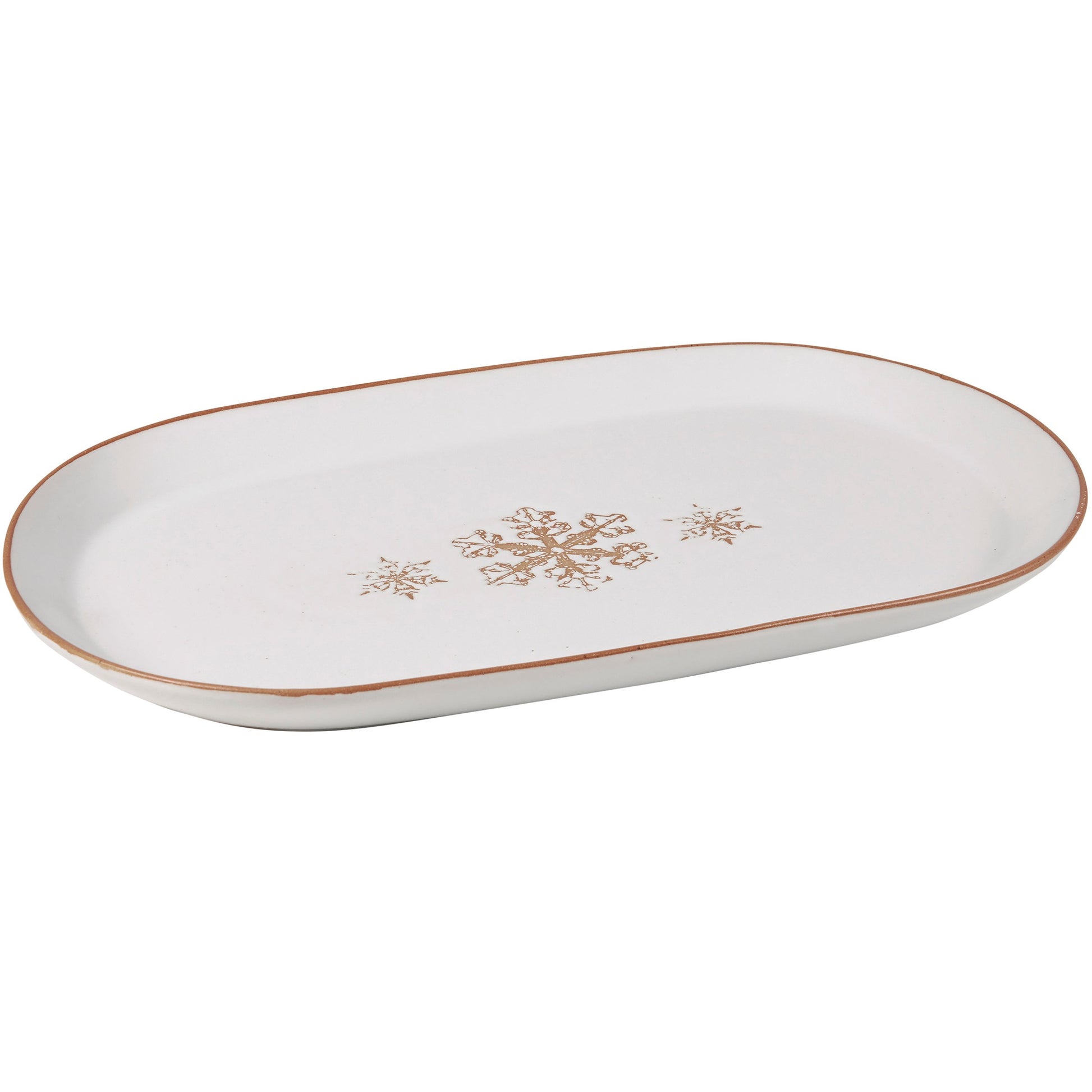 Snowflakes OVAL PLATTER