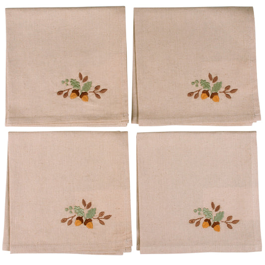 Fall Napkin Set of 4 15X15