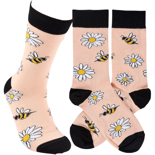 BEE AND DAISY SOCKS